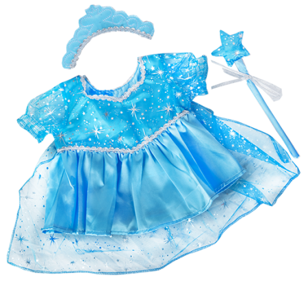 Blue Snow Princess Gown